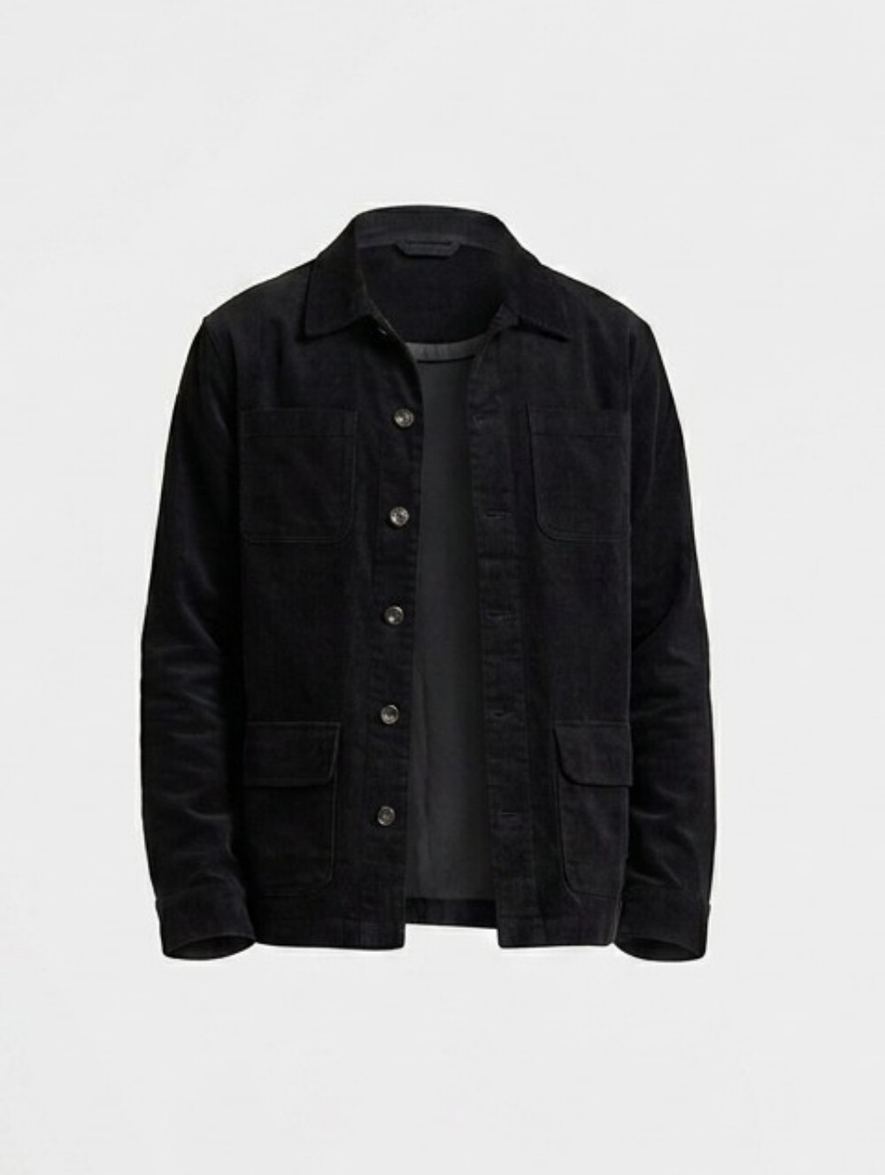 NWT Thereabouts Boys Black Twill Cargo Jacket  ~sz L 14/16 - Picture 3 of 6